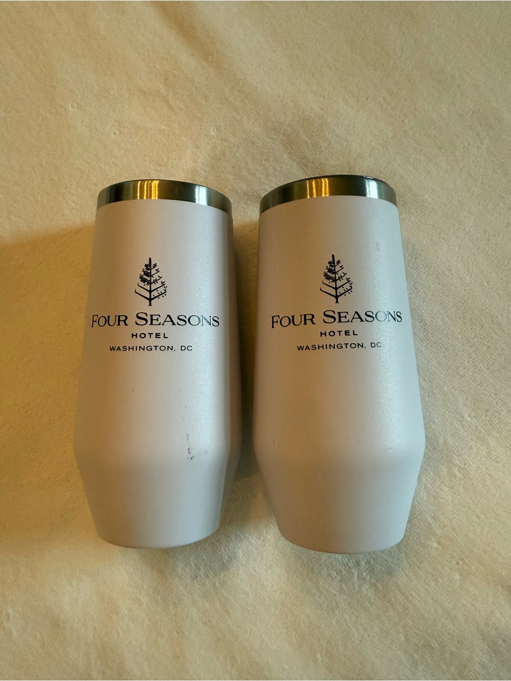 Four Seasons Washington DC White Insulated Remi Tumblers - Set of 2
